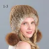 Czapki do czapki/czaszki 11 Kolor zima futrzana czapka zagęszcza się Earmuff Big Plush Ball Sweet Keep Hat Girls Hat Lady Temperament Zwycięzca