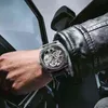 Orologi di marca intagliati Orologi da uomo completamente automatici Hollowed Seagull Orologi meccanici di lusso OROLOGIO DA UOMO Reloj Hombre 220209220T