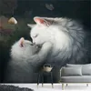 Papier peint Photo personnalisé 3D chats animaux peintures murales salon enfants chambre décor à la maison Style européen peinture murale Papel De Parede 3D