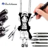 Tachikawa Cartoonist Saji / School G / D / Maru Nib Manga Fountain Pen Dipping Marker Art Set voor Comic Sketch 201202