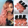 rose gold hair weave