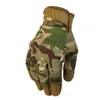 Guanti tattici da uomo Guanti touch screen a dito pieno Esercito Sport all'aria aperta Ciclismo Arrampicata Camo Caccia Guanti antiscivolo Q0114