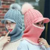 Autumn and winter new style all-match fashion knitted head hat warm and windproof riding hat woolen hat tide GXY015