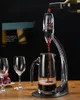 Aérateur de vin de luxe écologique, outils de bar, ensemble de tour, accessoires de verre à vin rouge, carafe magique rapide avec boîte-cadeau, acrylique en cristal, vente en gros