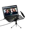 Profissional Condenser Microfone Studio Recording USB Microfone Karaoke Mic com Stand for Computer Laptop PC1