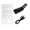 BC06 Bluetooth Car Kit Hands FM-sändare Trådlös musik Reciver LCD-bil MP3-spelare Dual USB-laddare Privat