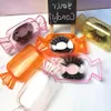 Candy Boxes Cute Mink Lashes Boxes Candy False Eyelashes Packaging Box Empty Lashes Case Packing Box For Make Up