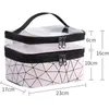 NXY Cosmetic Bag Travel Женская Прозрачная Многофункциональная Макияж Diamond Clear Clear Make Up Организатор Чехол Туалетное Кладовое хранение 0119