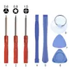 0.8 0,8 Peloobe 1.5 Phillips 2.0 Slotted Red 3.0mm mini chave de fenda pry ferramenta 8 9 10 11 em 1 kit de ferramentas de abertura para iPhone celular DIY