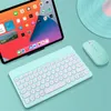 Tastiera wireless Bluetooth Teclado per tastiere e mouse iPad Combo Xiaomi Samsung Huawei Tablet Android IOS Windows Parti di computer