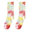 Tie Dye Skate Socks Personalità della moda Basket Basket Bneehigh Sock Kids Hiphop Sport Mid Tube Socks Calzature colorate 10 disegni LS7433350