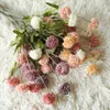 5Pcs Artificial Silk Flowers Dandelion Simulation Plant for Home Decoration Wedding Flower Wall Background Fake Floral Garland