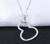 Classical Jewelry 925 Sterling Silver Gourd Necklace Delicate Insert Drill Female Pave White Sapphire CZ Diamond Chain Pendant Gift 3 J2