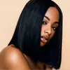 12 inches Straight Synthetic Wig Simulation Human Hair Wigs Hairpieces Straight Perreques For White and Black Women K788