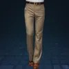 Dress pants 2020 New Men's Flared Trousers Formal Pants Bell Bottom Pant Dance White Suit Formal for Men Size 37293d