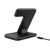 15W 3 in 1 Qi Wireless Charger Stand wireless chargers for huawei phone and headphones Samsung wirelesswatch With Retail Package