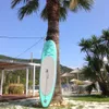 305 x 76 x 15 cm, blaues Premium-Surfbrett, langlebige aufblasbare SUP-Paddelboarding-Wassersportplattform Speed ISUP Race Board