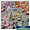 100 stks 9cm Hawaiy 5 kleuren Real Touch Kunstmatige PE Plumeria Bloemhoofden DIY Wedding Party Headware Decoration