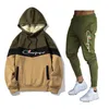 Casual Brand Tracksuits Men Hooded Outfit Sets 2022 Spring Autumn Men's Sportswear Suit Hoodie+Pants Fashion Male Jogger Sweatsuit