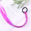 Perruque tressée multicolore pour enfants, Mini Clip, bandes élastiques pour enfants, accessoires de cheveux mignons pour filles, corde de cheveux de Style coréen