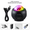 USB Star Projector Färgrik belysning LED Light Music Starry Water Wave Night Galaxy Bedroom Starry Sky