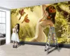 カスタムキャラクター3Dの壁紙モダンな家の装飾の壁紙セクシーな美しい少女3 d壁画の壁紙のための居間のための壁紙