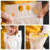 Transparent Self Seal Drinkware Bag With Straw Frosted Plastic Beverage DIY Drinking Container Drink Bags Party Fruit Juice Drinks Pouch WVT0437