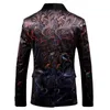 Zwart Red Blazer Slim Masculino Jurken Uomo Wedding Prom Blazers Single Button for Men Elegant Suit Jacket 201106