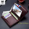 Nxy Wallet Bullcaptain cartera De Cuero Rfid Para Hombre Billetera Pequea Vertical Locomotora Britnica Ocio Paquete Tarjetas Multifuncin 0212