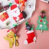 Рождественский снеговик Elk Santa Claus Bear Lollipop бумажные открытки Lolly Candy Paper Card для детской вечеринки DIY Card Card YQ02872