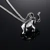 Hip Hop Style Stainless Steel Elephant Casting Pendant Necklace BXG024 Personality Charm Dangle Chain Jewelry Fashion Punk Rock Ac3425594
