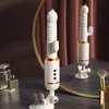 NXY Produkty erotyczne Automatyczne maszyna teleskopowa Pilot Pilot Multi-Speed ​​Wibracyjny Dildo Wibrator Ogrzewanie Zabawki Dla Kobiety Masturbacja White0210