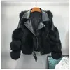 2020 New Autumn Winter Women Faux Fur Jacket Thicken Warm Artificial Fur Coats Leather Female Jacket Female Parkas Plus Size1