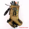 Molle Christmas Stocking Socks Tacticalbag تفريغ إسقاط الحقيبة فائدة حقيبة التخزين العسكرية القتالية حزمة الصيد حزمة الحقائب