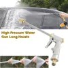 Yüksek Basınçlı Su Tabancası Araba Yıkayıcı Jet Bahçe Hortumu AYAK NOZİK PUSLEYİCİ ING Püskürtme Sprinkler Temizleme Aracı Y200106
