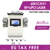 100% effet 6IN1 radiofréquence ultrasons liposuccion amincissant 40K cavitation graisse perte de poids amincissant corps visage RF beauté machine