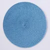 Ручная плетение Placemat Plate круглый коврик PP изоляционные подушки гоменной среды защитные аксессуары новое прибытие 1 6HJ K2