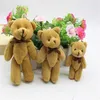 50Pcs 8cm Bow Tie Joint Teddy Bear Plush Toys Gift, DIY Creative Handmade Jewelry Accessories