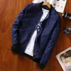 Men's Jackets Autumn Mens Jacket Casual Solid Color Slim Coat Black Navy Red Gray Fashion Baseball Brand Clothing M-4XL