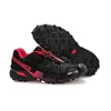 2021 Speed ​​Cross 3 4 CS Running Shoes III Mulheres Das Mulheres Preto Branco Respirável Atletismo Esportes Sneakers Tamanho 40-46 PR01