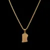 Herren Hip Hop Halskette Schmuck Mode Edelstahl JESUS Stück Anhänger Halskette Hohe Qualität Gold Necklace216o