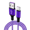 5A Tipo C Cable Trenzado Cargador rápido Datos USB C Cables Cable de carga rápida para Huawei Mate 20 P20 Pro Honor 10