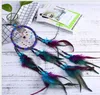 Dekoracja domu Craft Prezent DreamCatcher Moda Styl Drewniane Koraliki Piór Wisiorek Dream Catcher Netto Wall Dekoracja