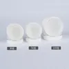 30g 50g 100g de prata branco frascos contentores colar cosmético para a embalagem de creme, recipientes de estanho branco, caixa de creme pode pomada