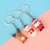 Cross-Mirror Christmas Series Holiday Keychain Old Man Pendant Cute Gift Partihandel