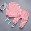 Garçons Vêtements 2018 Casual Enfants Vêtements Ensemble Printemps Automne Zipper Loisirs Sport Costume Veste + Pantalon Enfants Bebes Jogging Costumes G0119