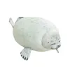 1 PC 30-60cmかわいいシーライオンぬいぐるみおもちゃソフトマリンアニマルシール子供用ギフト睡眠枕3Dノベルティスロー枕LJ201126