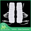 50/100 Pcs Herbruikbare Tientallen Acupunctuur Zelfklevende Gel Elektroden 2.0 Mm Connector Tientallen Elektroden Voor Digitale therapie Machine1