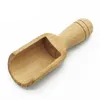 Mini Wooden Spoon Bath Salt Powder Detergent Powder Spoon Candy Laundry Tea Coffee Spoons Eco Friendly Wood Mini Scoops