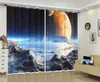 Babson Galaxy 3D Impression numérique Curtain Shading Curtain Personnalité Diy Univers Creative Star Curtain1484976